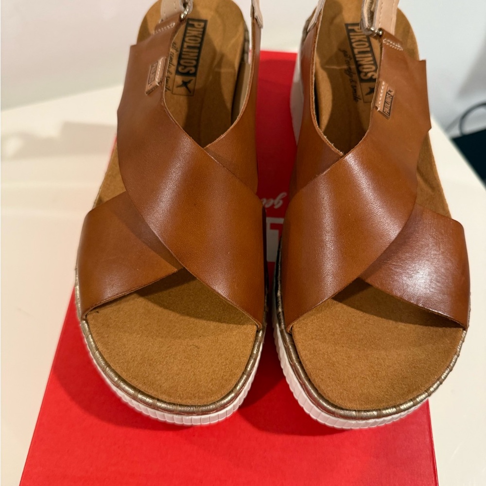 PIKOLINOS Gomera Leather Sandals. Size 41. New in box - Picture 4 of 6
